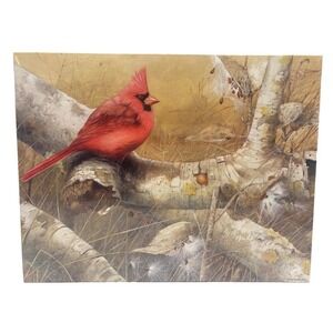 Vintage Puzzle Marjolein Bastin American Bird Cardinal Springbok New &Sealed